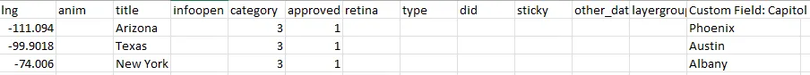 New Custom field in CSV upload New Custom field in CSV upload