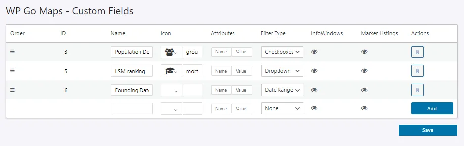 Adding Custom fields to your Marker (Legacy) - WP Go Maps Documentation