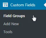 Creating a new Field Group