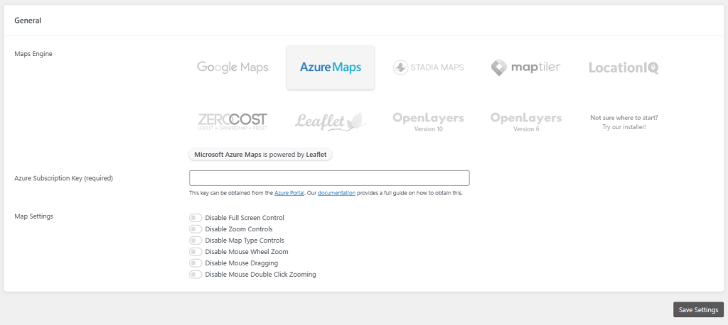 Changing your Map Engine - WP Go Maps Documentation